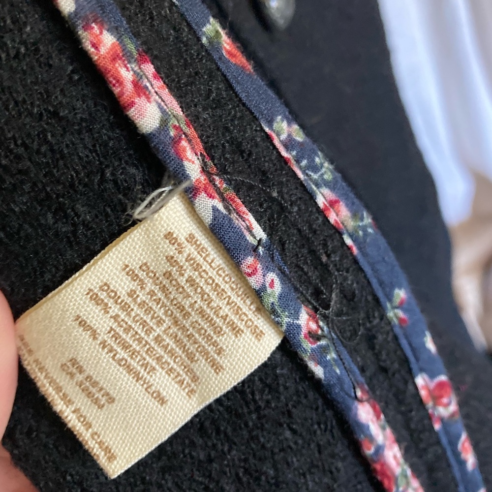 Free People Heritage Wool Coat 2 - Picture 8 of 9